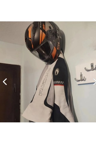 Motosiklet Bisiklet Scooter Kask Ve Mont Duvar Askısı Kask Tutucu Mont Askılıklı Vida Dübel Dahil V2