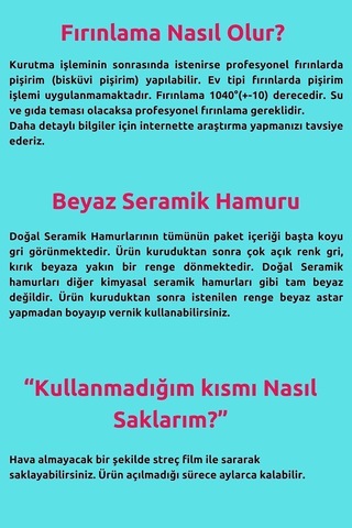 Dsh Doğal Seramik Hamuru Seramik Hamuru 4000 Gr, 7li Plastik Ebeşuar Modelaj Seti , Kesme Teli-ipi, Guaj, Doğal Kil