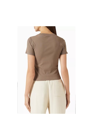 Vuori Modal Kesimli Pose Fitted Crop Top, Yumuşak & Esnek Kesim, Çok Yönlü Kahverengi