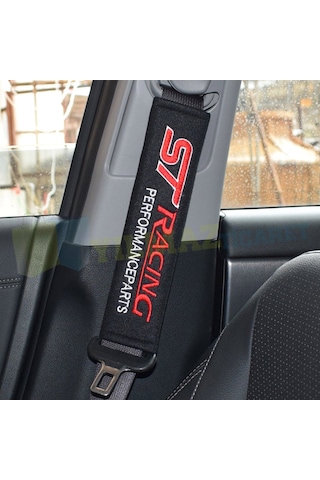 Ford St Racing Logo Nakışlı Emniyet Kemer Pedi 2 Ad Yüksek Kalite