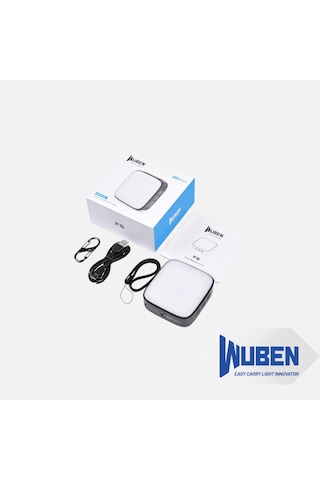 Wuben F5 Şarj Edilebilir Led Kamp Feneri & Powerbank 500 Lümen, Parlaklık Ve Renk Sıcaklığı Ayarlı, 5200 Mah Yeşil