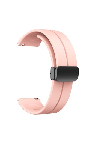 Huawei Uyumlu Watch Gt Gt2 Gt3 42mm / Honor Magic 2 42mm Kordon Magnetli Ayarlanır Silikon Kordon 20mm