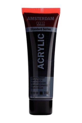 Amsterdam Lamp Siyah 120 ml Akrilik Boya 702 P-111920
