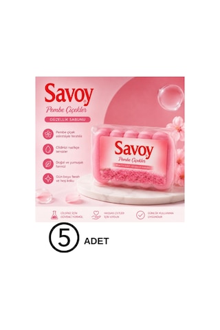 Savoy El Sabunu Katı 70 Gr 4 Lu 24 Pk Çiçek