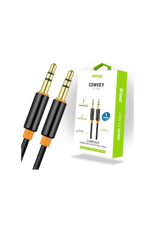 Jopus Aux Kablosu Universal Ja-05 Convey 3.5Mm 1 Metre Siyah