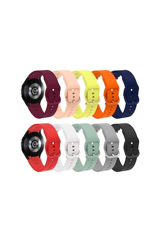 Galaxy Watch 4 44mm Krd-50 Uyumlu Zore Kordon-açık Yeşil