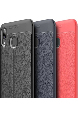 Huawei Honor 8c Kılıf Zore Niss Silikon Kapak Lacivert