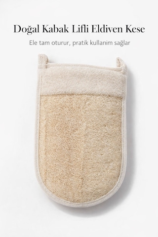 Kabak Lifli Eldiven Battal Vücut Kesesi