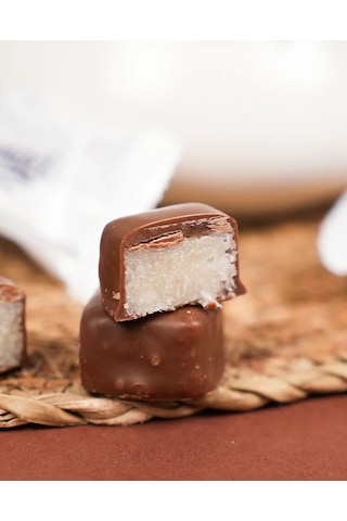 Evliya Donaci Sütlü Çikolata Kaplı Hindistan Cevizli Bar 1 KG