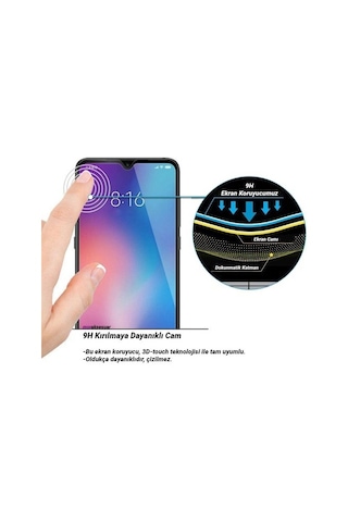 Logis Samsung Galaxy Uyumlu A01 Core 5d Seramik Tam Kaplayan Ekran Koruyucu
