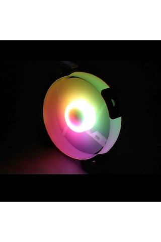 Didadodo 12cm Rgb Soğutma Fanı - Sessiz Hidrolik Yatak, Aura Sync, 1200 Rpm Beyaz Beyaz