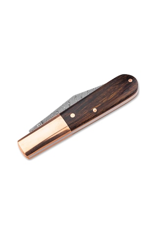 Böker Manufaktur Barlow Integral Copper Damascus Kamp Çakı Çok Renkli