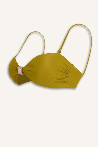 Defacto Lilyrose X Defacto Regular Fıt Bikini Üstü H8858ax26hskh229 Haki-kh229