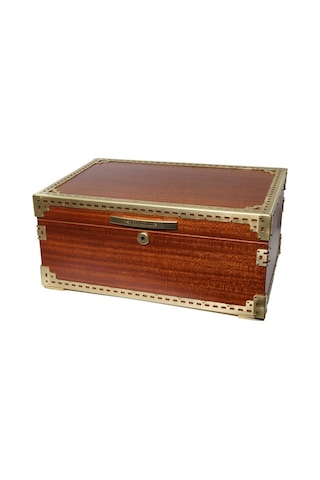 Angelo A. Kahve/gold Ahşap Kaplama Humidor 923013