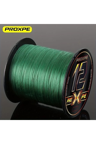 Fochsia Proxpe 12 İplik Örülmüş Yeşil 500 Metre 25 Lb 0 8 Numara Tatlı Ve Tuzlu Su Olta Misinası