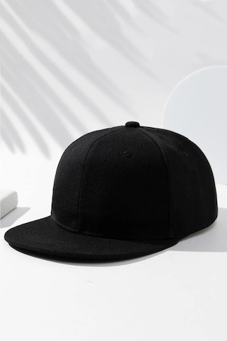 Külah Basic Street Snapback Hiphop Cap Siyah Şapka - Siyah