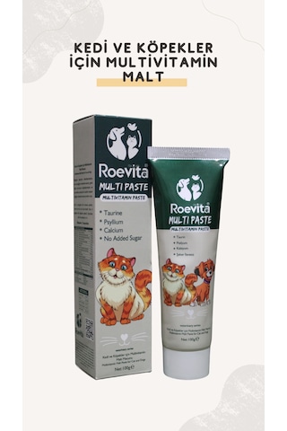 Roevita Kedi ve Köpekler İçin Multi Vitamin Paste 100 G