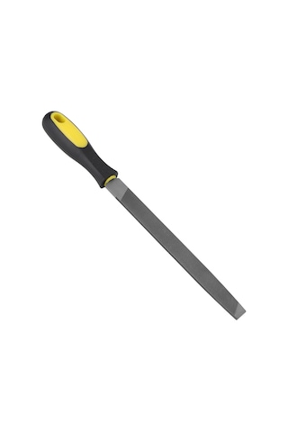 Vkemall T12 Karbon Çelik Uçlu File, Pp+trp Anti-skayma Saplı, Orta Dişli, Metal Taşımlar İçin Keskinleştirici Alet 31.5cm