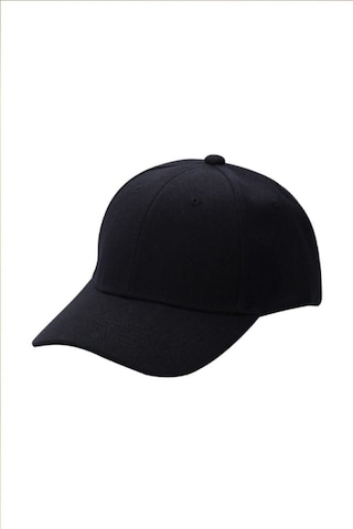 Bawcompany Siyah Spor Şapka Unisex Arkası Cırtlı Ayarlanabilir