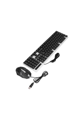 Usb Klavye Ve Fare, Dayanıklı Abs, Rahat Ergonomik Tasarım, Ofis Ve Ev İçin Bilgisayar Aksesuarları