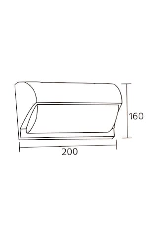 Horoz 076-095-0020 Mozart-20 20w Siyah 3000k Led Bahçe Armatürü Gün Işığı