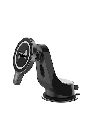 Ally Magsafe Iphone 12 Serisi 15W Kablosuz Hızlı Şarj Cihazı Ve-Siyah