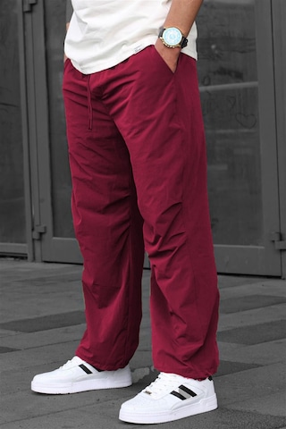 Madmext Bordo Regular Fit Erkek Paraşüt Pantolon 6504-bordo Bordo