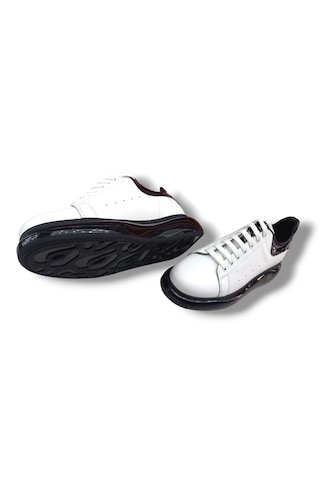 Growish Gr0134 Hakiki Deri Küçük Numara Yeni Nesil Air Jel Taban Sneaker Ayakkabı Beyaz
