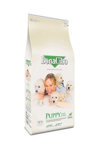 BonaCibo Puppy Kuzu Etli ve Pirinçli Yavru Köpek Maması 3 KG
