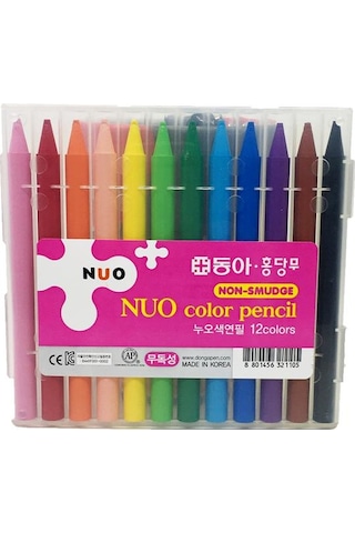 Nuo 12 Renk Mum Boya Kalemi