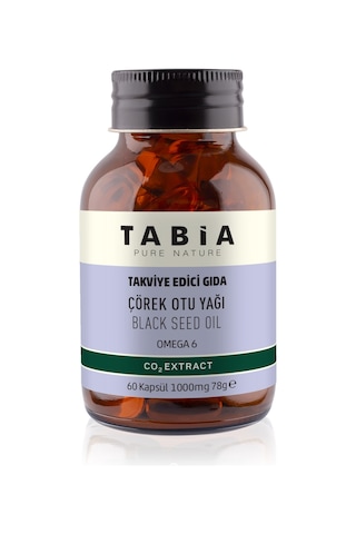 Tabia Çörek Otu Yağı 1000 MG 60 Kapsül