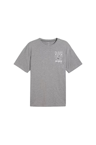 Puma M Graphics Train Relaxed Tee Erkek Antrenman Tişörtü 52657003 Renkli Renkli