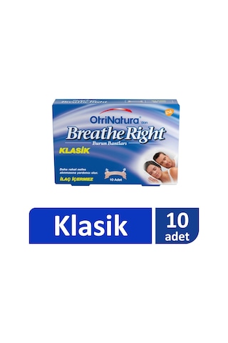 Breathe Right Klasik Burun Bandı Normal Boy 10'lu
