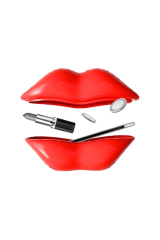 Mustard Hot Lips Seramik Organizer Kutu Kırmızı