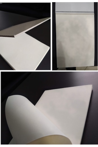 3 Lü Eskiz Defteri Seti A5, A4 Ve 20x20 Cm Farklı Boyutlarda Spiralli Çizim Defteri