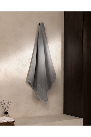 Madame Coco Genevieve %100 Pamuk Banyo Havlusu - Gri - 70x140 Cm 8684427342572 Çok Renkli