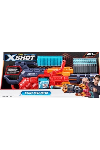 36382 Zuru X-shot Silah Sünger Atan Excel-crusher 48 Mermi -sunman