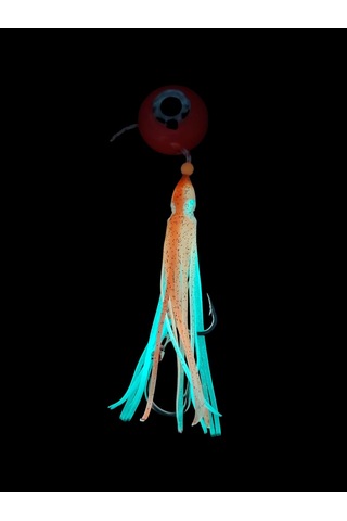 S.f. Melek Gözü Jig 250g Kırmızı Uv - 0/5 No Paslanmaz İğne