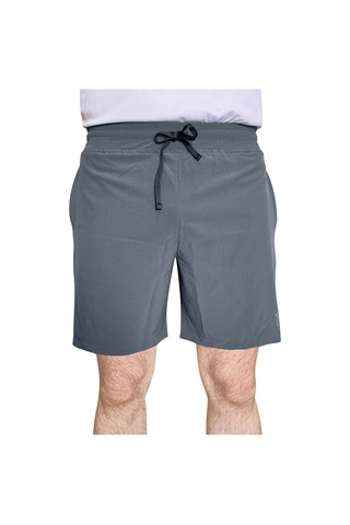 Raru Dokuma Şort Perdo Gri