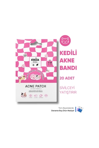 Mia Klinika Kedili Şeffaf Akne ve Sivilce Bandı 20 Adet