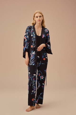 Suwen Geisha Sabahlık St4430615846 Çiçek Baskılı Çok Renkli