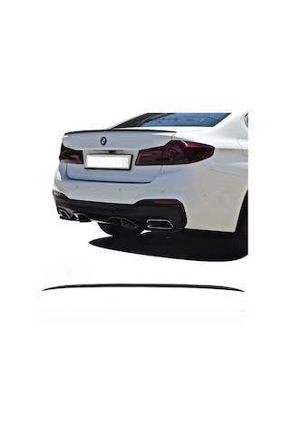 BMW G30 2017-2021 PLASTİK BOYASIZ M STYLE İNCE SPOİLER-SPOYLER