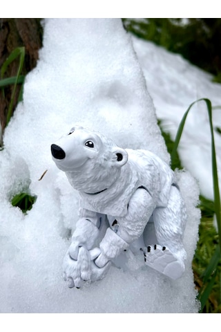 Kutup Ayısı 3d Hareketli Organik Oyuncak - Büyük Boy Vıp Versiyon