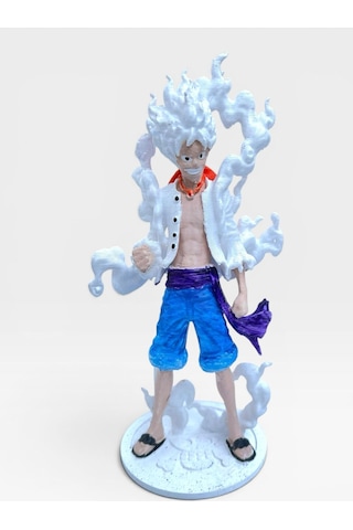 One Piece Monkey D. Luffy Gear 5 Figür Anime Biblo Karakter Heykelcik 15 Cm Koleksiyonluk