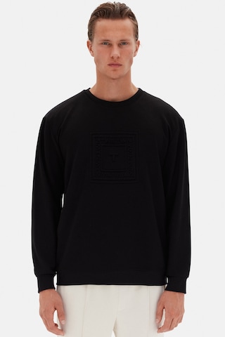 Twn Relaxed Fit Siyah Düz Sweatshirt 5ece26172400m Çok Renkli