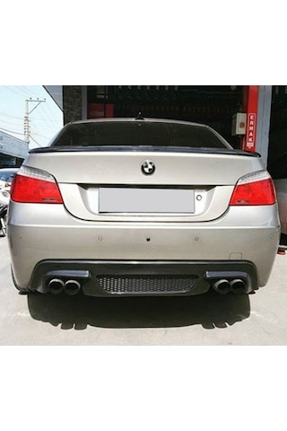 Bmw E60 M5 Difüzör Parlak Siyah Plastik 2003-2010 5 Serisi Arka-difizör-bodykit-ek-karlık
