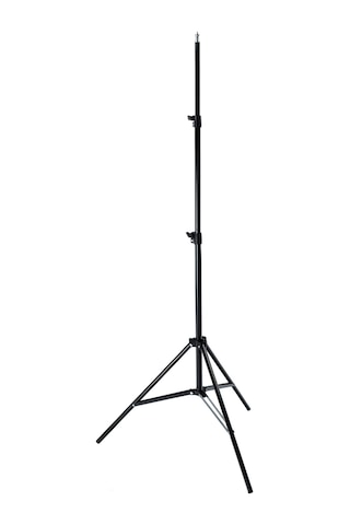 Lemestar Sıcaklık Ölçer İçin 1.6m Çelik Tripod, Siyah, 1/4 Vida Açılımlı, Halka Mekanlar İçin Stüdyo/canlı Yayın/ Fotoğraf Tripodu