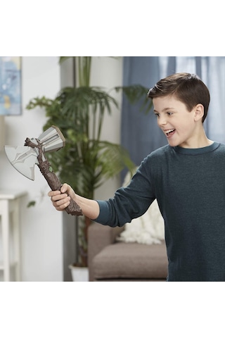 Avengers Süper Kahraman Oyuncak Sesli Thor Çekiç 34 Cm Thorun Y