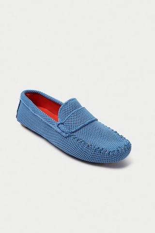Mubiano Summer Kadın Triko Mavi Babet & Loafer -mstb2020-m Mavi