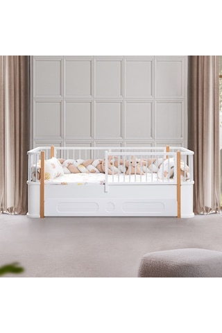 Antalya Yavrulu Karyola, Alvin 3 Kapaklı Dolap, Şifonyer - Ceviz